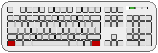 Strg-Taste auf Tastatur