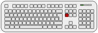 Entf-Taste auf Tastatur